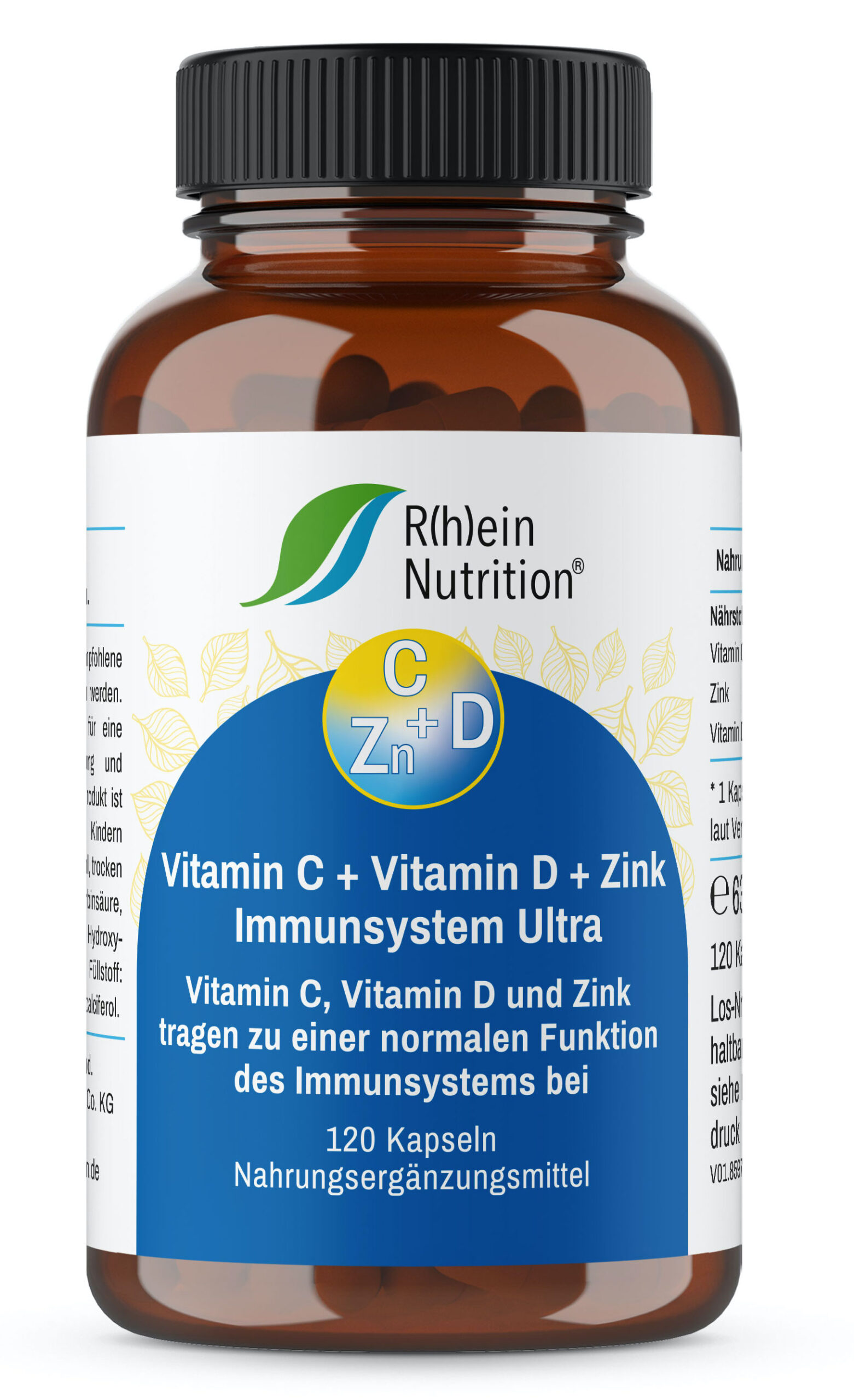 Abbildung Vitamin C + Vitamin D + Zink Immunsystem Ultra